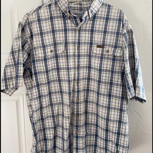 Carhartt Button Up Plaid Shirt (L)